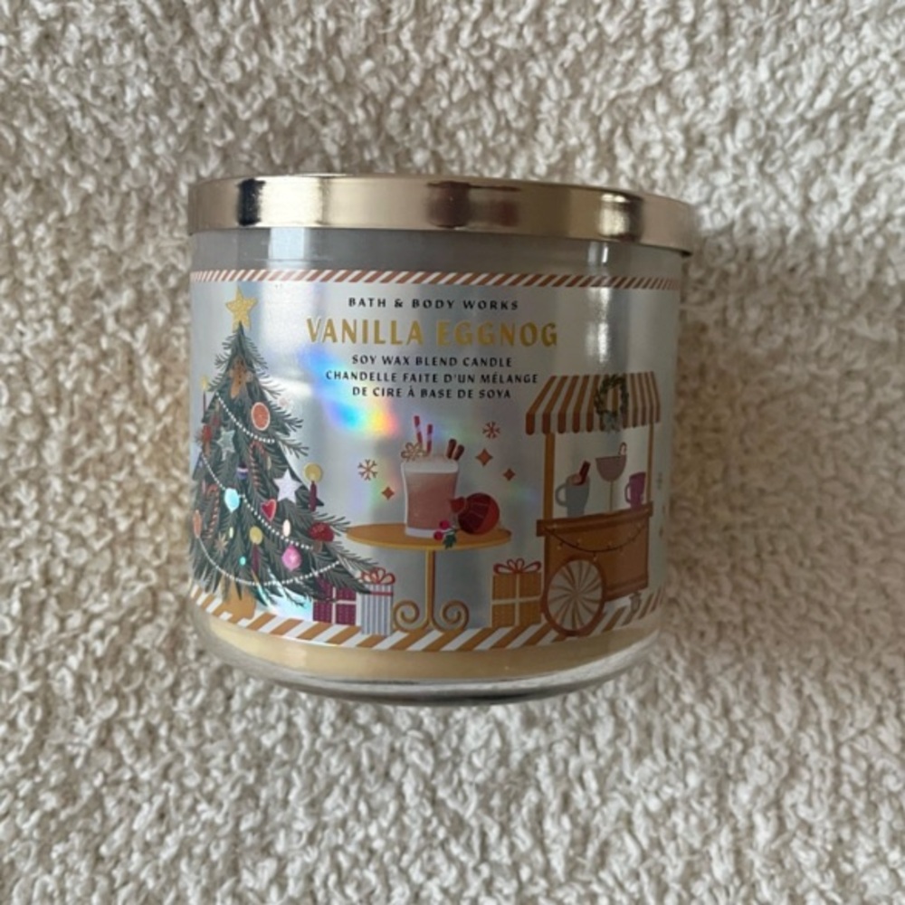 Bath & Body Works Vanilla Eggnog Scented Candle